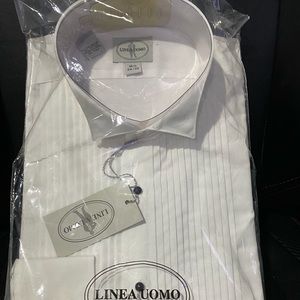 Mens Tuxedo Formal Dress Shirt